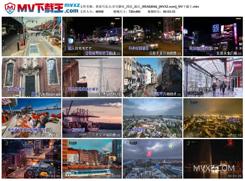 黄连巧克力-岁月静好_国语_流行_MEA02042